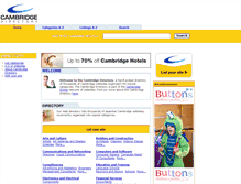 Tablet Screenshot of cambridgedirectory.co.uk